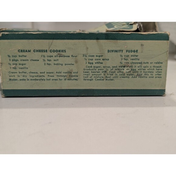 VINTAGE Jenkinson & CO COMBINATION CAKE DECORATOR & COOKIE MAKER - Picture 9 of 10